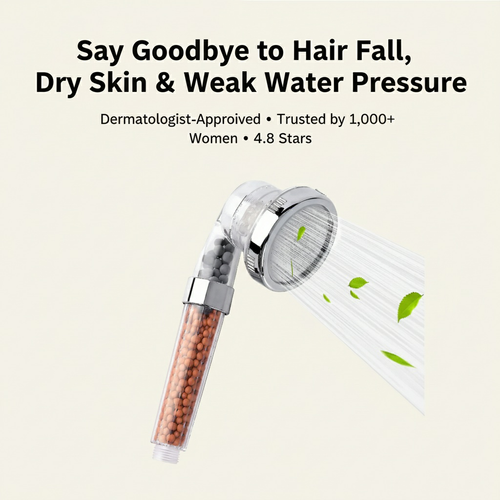 ionic shower head